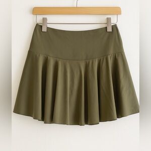 Y2K Victoria Secret Women's Green Pleated Swim Skirt sz XL Beachy Vacation Cyber